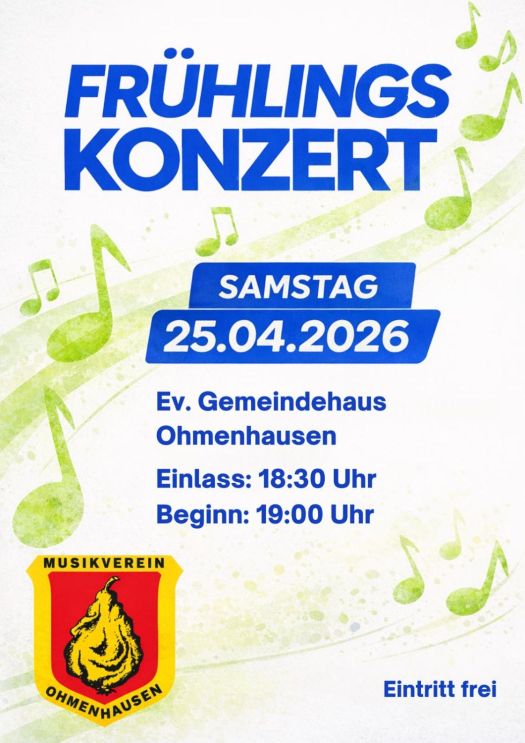 Frühjahrskonzert 25.04.2026