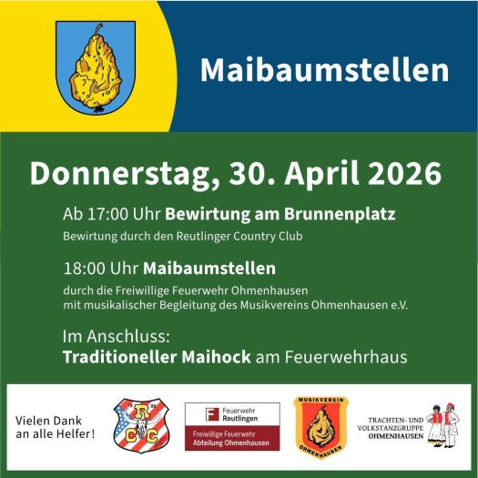 Maibaumstellen 30.04.2026